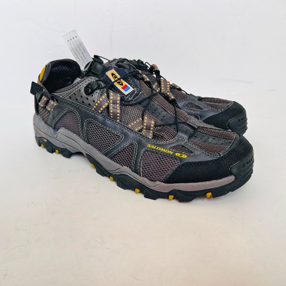 Salomon Techamphibian Water Shoes Men’s 11 NWT Black Gray - Picture 6 of 12